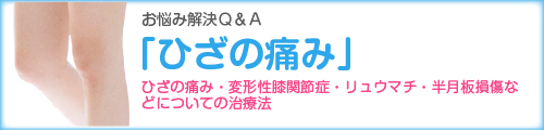 大分いきいき整骨院・ひざの痛みについて